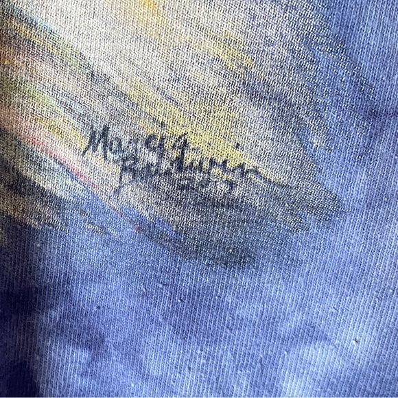 The Mountain Horse Feather Mane Blue Tie Dye T-Shirt L Marcia Baldwin - Picture 5 of 7